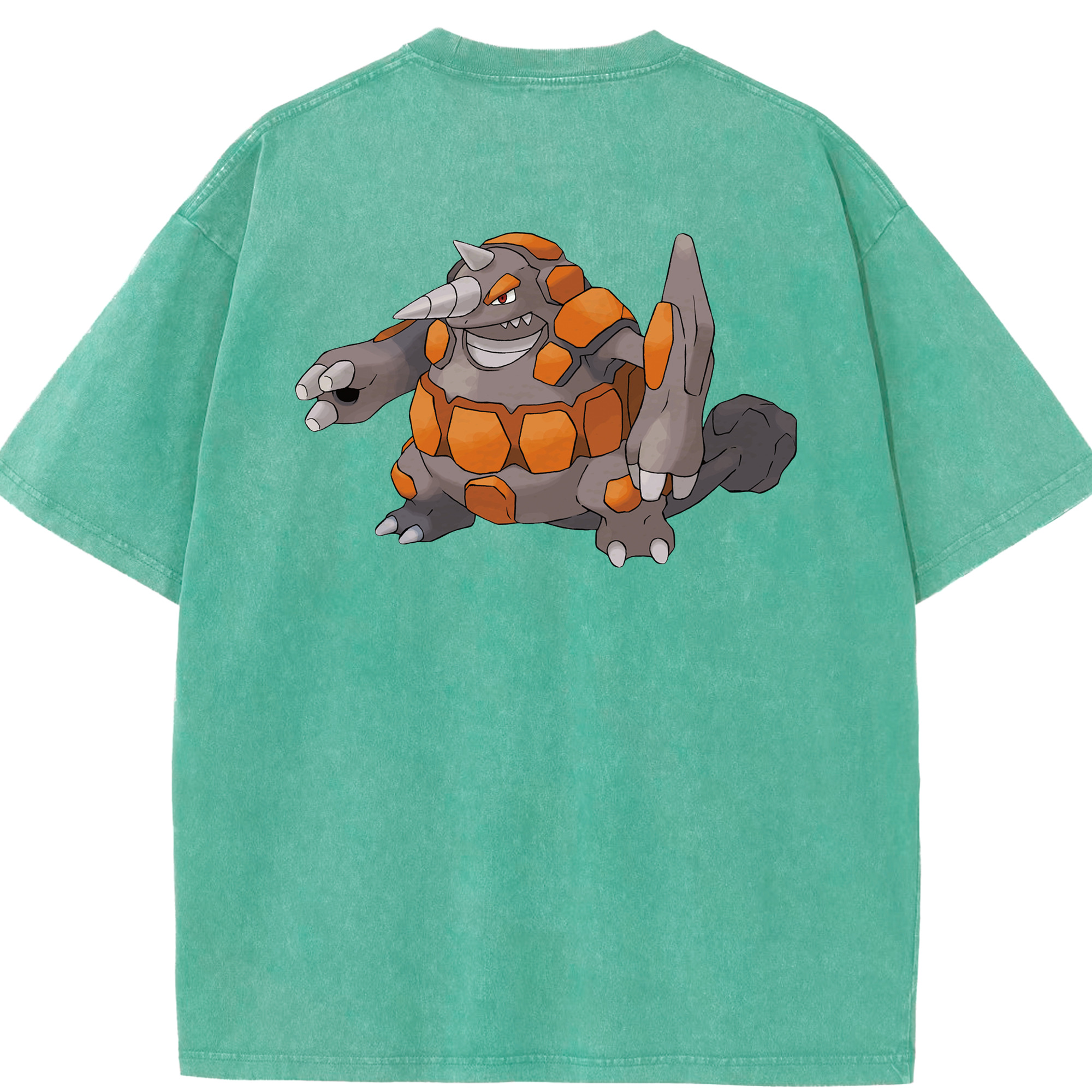 （画像用） ポケットモンスター Pokémon 綿100% ヴィンテージ風 半袖Tシャツ（背面プリント）